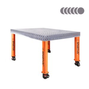 [OUTLET] HERMES 3D stół spawalniczy 1200 x 1000 x 100 system D16 (+4 nogi z kółkami L=650)