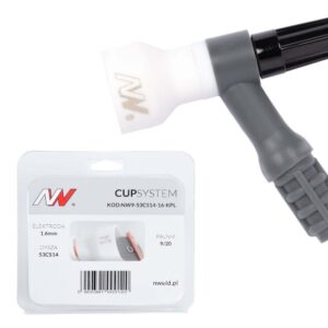 CUPSystem - zestaw 9/20 dysza kielich #14 [na elektrodę 1.6]