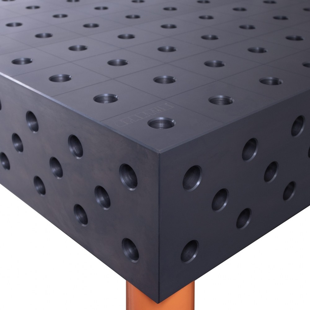 Stół spawalniczy SPARTUS MAXIMUS 3D 1500x1000x200mm | D28 | 4 nogi z kółkami L=550mm - obrazek 4