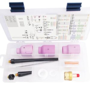 TIG BOX DUŻA SOCZEWKA 17/18/26 zestaw na elektrodę 1.6mm