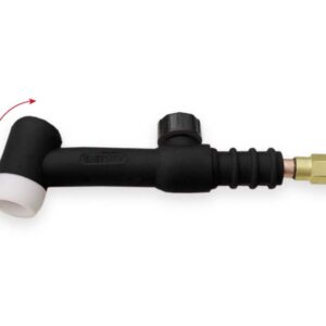 Korpus palnika SPE17FV giętki z zaworkiem L=80mm (gaz)