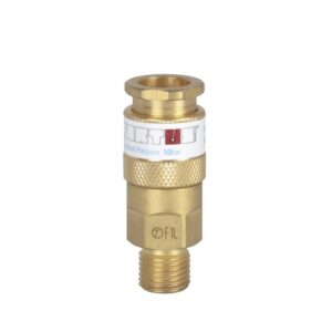 Szybkozłączka przypalnikowa - gniazdo z gwintem zew. G 1/4''RH (tlen)