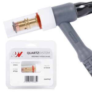 QUARTZSYSTEM - mała soczewka dysza L 17/18/26 [na elektrodę 2.4mm]