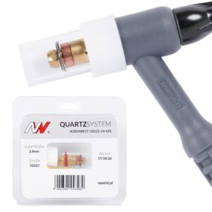 QUARTZSystem - mała soczewka dysza S, wymienne sitko 17/18/26 [na elektrodę 2.4mm]