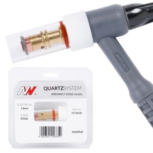 QUARTZSYSTEM - mała soczewka dysza L 17/18/26 [na elektrodę 1.6mm]