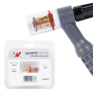 QUARTZSystem - mała soczewka dysza  S 9/20 [na elektrodę 1.6mm]