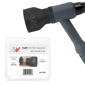CUPSYSTEM Black - zestaw 17/18/26 dysza kielich #15 [na elektrodę 1.6]