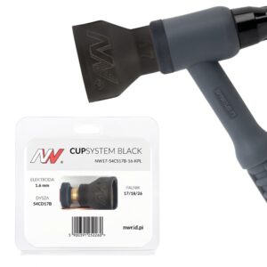 CUPSYSTEM Black - zestaw 17/18/26 dysza kielich #17 [na elektrodę 1.6]