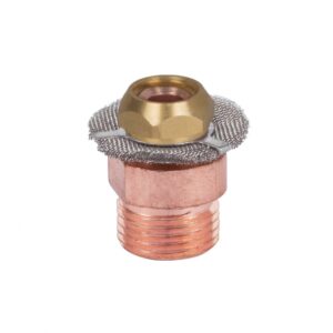 Soczewka gazowa mała kpl. z wymiennym sitkiem QUARTZSYSTEM 9/20 17/18/26  L=16mm d=1.6mm
