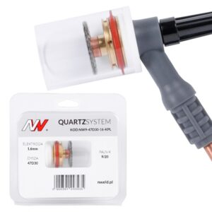 QUARTZSystem - duża soczewka dysza L 9/20 [na elektrodę 1.6mm]