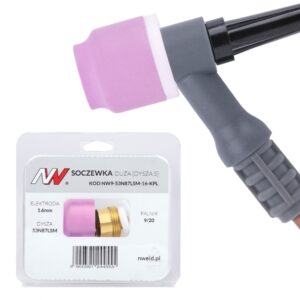 Duża soczewka dysza S 9/20 [na elektrodę 1.6mm] L=31mm
