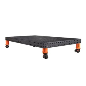 Stół spawalniczy SPARTUS MAXIMUS 3D 2000x1000x100mm | system D16 | 4 nogi z kółkami L=200mm