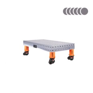 Stół spawalniczy SPARTUS HERMES 3D 1000x500x100mm | system D16 | 4 nogi z kółkami L=200mm