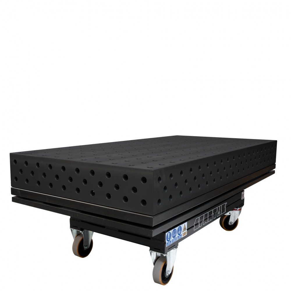 Stół spawalniczy SPARTUS MAXIMUS 3D 2000x1000x200mm na podnośniku elektrohydraulicznym - obrazek 2