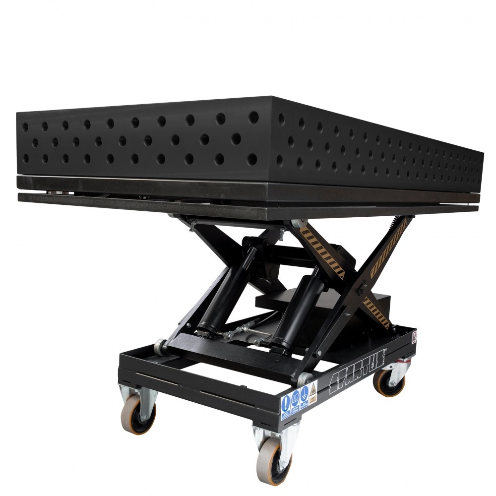 Stół spawalniczy SPARTUS MAXIMUS 3D 2000x1000x200mm na podnośniku elektrohydraulicznym - obrazek 4