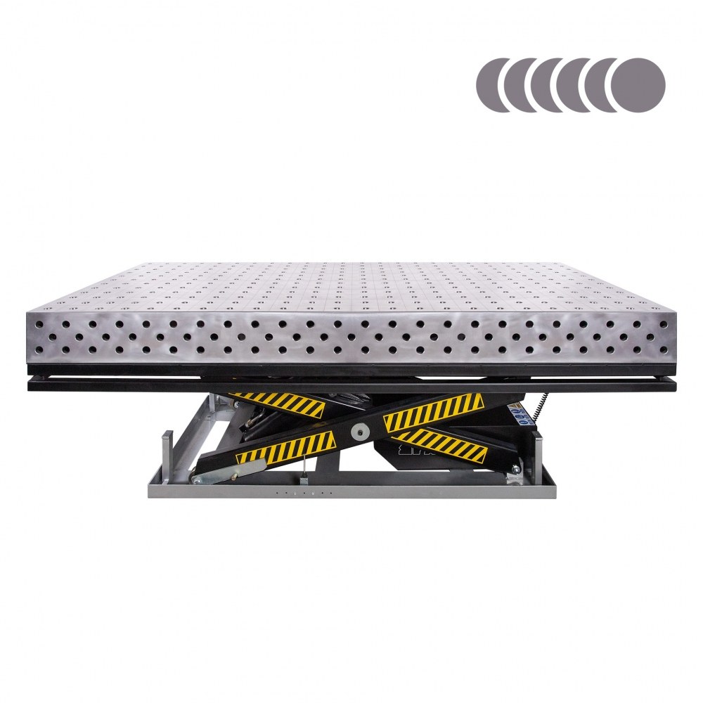 HERMES 3D stół spawalniczy 3000 x 1500 (na podnośniku elektrohydraulicznym) - obrazek 2
