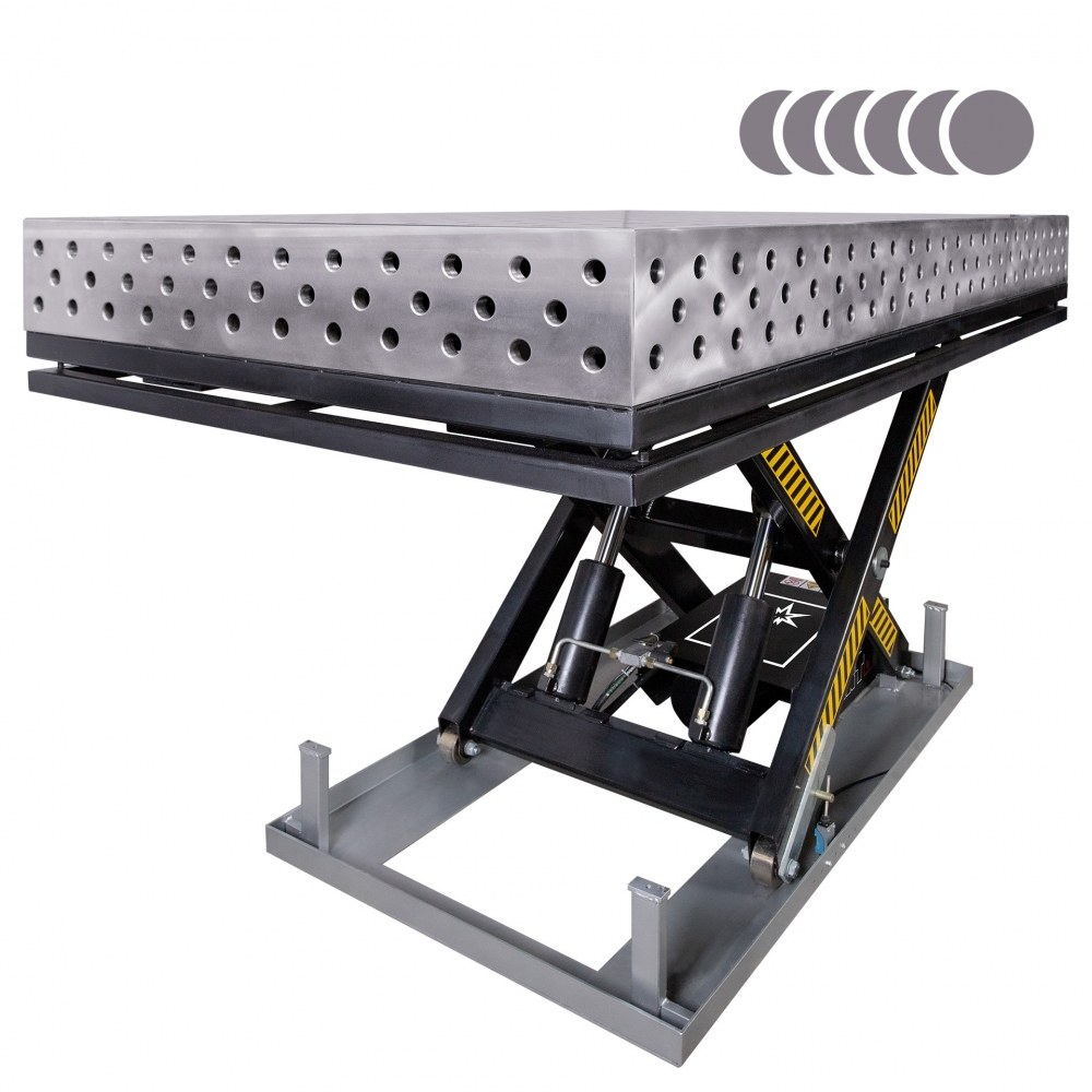 HERMES 3D stół spawalniczy 3000 x 1500 (na podnośniku elektrohydraulicznym) - obrazek 5
