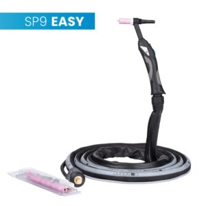Uchwyt TIG 9, 4m, seria Easy, mini 1B, pakiet X, przyłącze pasujące do ESAB®