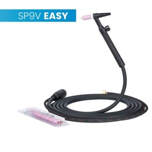Uchwyt TIG 9V, 4m, seria Easy, pakiet D, SK25, 2m wężyka, nakrętka 1/4