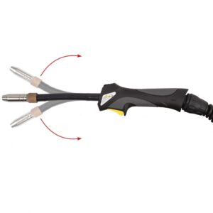 Uchwyt ręczny z giętkim palnikiem MIG 150F 3m seria SPARTUS Pro
