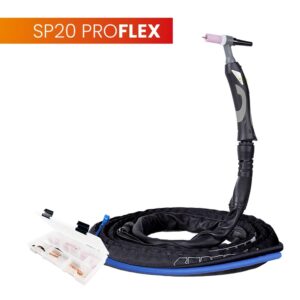 Uchwyt TIG 20, 4m, seria ProFLEX, mini 1B, pakiet U, przyłącze pasujące do KEMPPI®