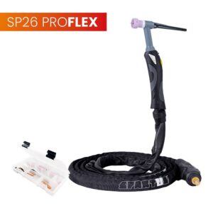 Uchwyt TIG 26, 4m, seria ProFLEX, 1B, pakiet U, przyłącze pasujące do ESAB®