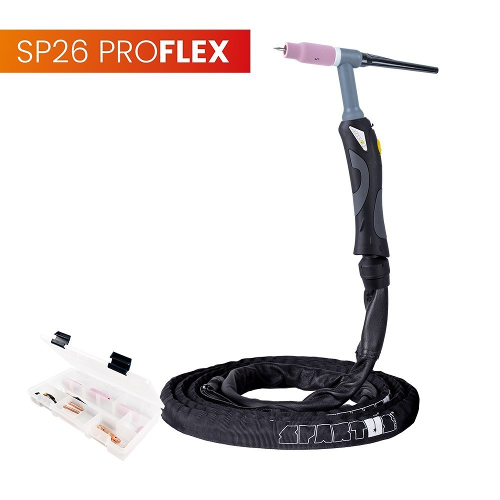 Uchwyt TIG 26, 4m, seria ProFLEX, 1B, pakiet U, przyłącze pasujące do KEMPPI®
