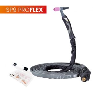Uchwyt TIG 9, 4m, seria ProFLEX, mini 1B, pakiet U, przyłącze pasujące do EWM®