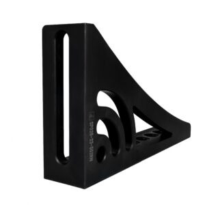 Kątownik oporowo-mocujący z regulowanym kątem obrotu  276x95x500mm prawy azotowany